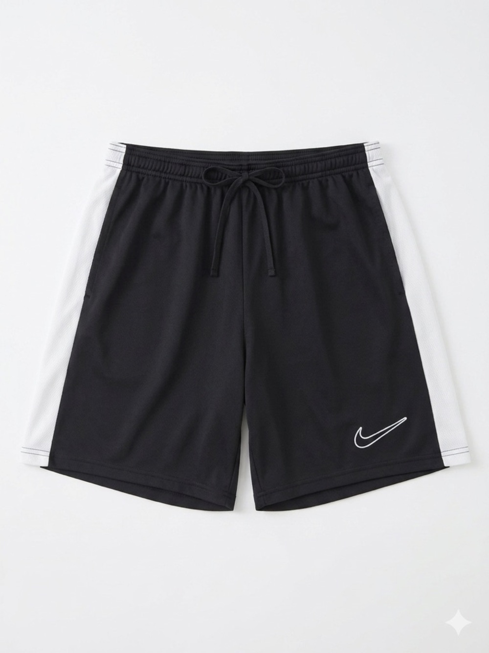 Nike Dri-FIT Slim Fit Training Shorts - Black/White - Men’s Size Medium